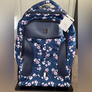 NWT - YH&GS 20” Floral Rolling Backpack